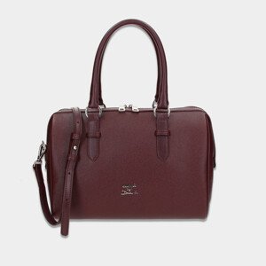 ELEGA by Dana M <![CDATA[Velké bauletto Louvre bordó/stříbro]]>
