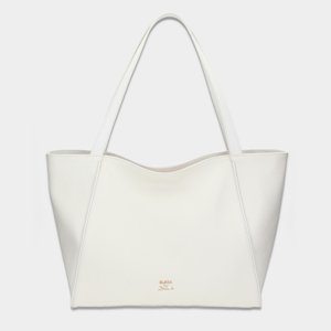 ELEGA by Dana M Velká shopper se zipem Louvre offwhite/stříbro