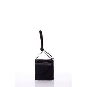 Dámská kožená crossbody kabelka černá - Delami Iraida
