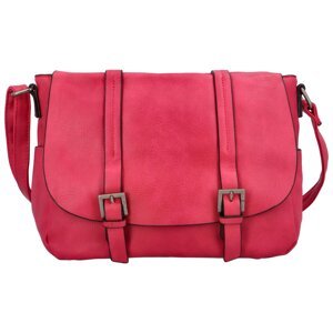 Dámská crossbody kabelka fuchsiová - Paolo bags Santory