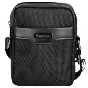 Pánská crossbody taška černá - Coveri Leonardo