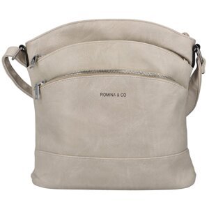 Dámská crossbody kabelka béžová - Romina Elkano