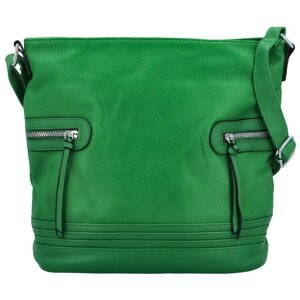 Dámská crossbody kabelka tmavě zelená - Maria C Nera