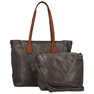 Dámská kabelka na rameno tmavě šedá - Romina & Co Bags Morrisena