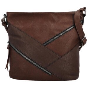 Dámská crossbody kabelka coffee - Firenze Myrna