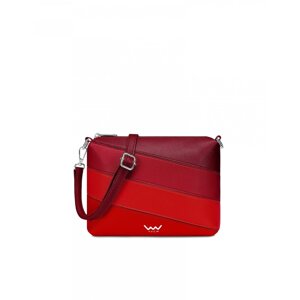 Dámská crossbody kabelka červená - Vuch Coalie Striped Red