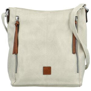 Dámská crossbody kabelka krémová - Firenze Jolie