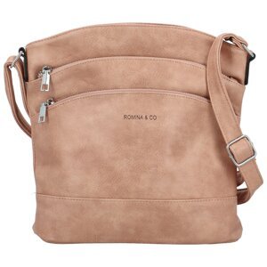 Stylová dámská crossbody Romina & Co. Bags Tofilla, světle růžová