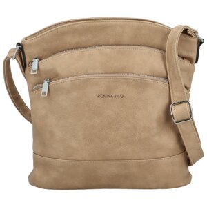Dámská crossbody světle béžová - Romina & Co Bags Zigitta