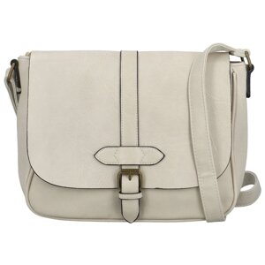 Dámská crossbody kabelka krémová - Paolo bags Pinelopi