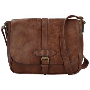 Dámská crossbody kabelka hnědá - Paolo bags Pinelopi