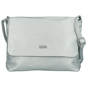 Dámská crossbody kabelka stříbrná - Coveri Vaja