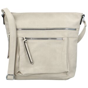 Dámská crossbody kabelka krémová - Firenze Julietta