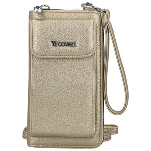 Dámská crossbody kapsa zlatá - Coveri Vivika