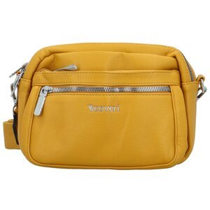 Dámská crossbody kabelka žlutá - Coveri Bricky new