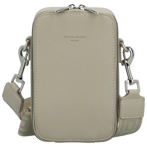 Dámská crossbody kabelka světle šedá - David Jones Perzida