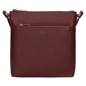 Dámská crossbody kabelka David Jones Gutáva - vínová