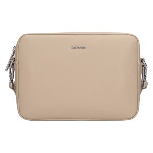 Dámská crossbody kabelka Calvin Klein Salla - tmavě béžová
