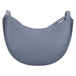 Dámská kožená crossbody kabelka Italia Apolen - modrá