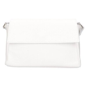 Dámská kožená crossbody kabelka Italia Darina - bílá