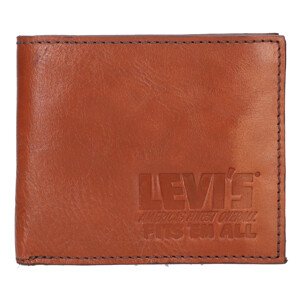 Pánská kožená peněženka Levis Almes - hnědá