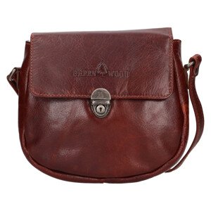 Dámská kožená crossbody kabelka Greenwood Petra - koňak